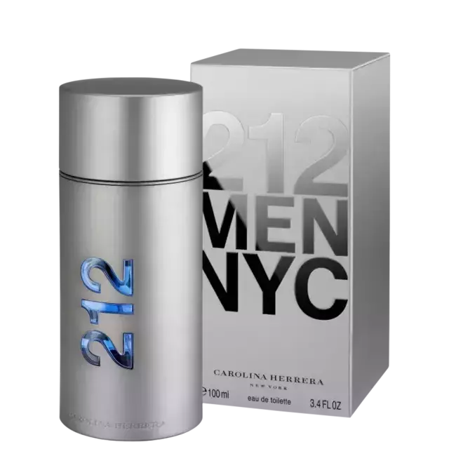 212 Men Carolina Herrera Eau de Toilette - Perfume Masculino.